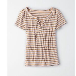 American Eagle Short Sleeve Notch Tshirt